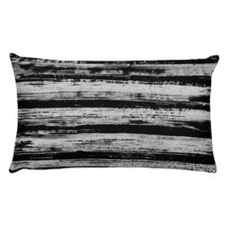 Black & White Accent Pillow Modern Home Decor - thumbnail 2
