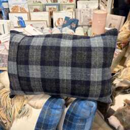Hand Crafted Harris Tweed Dachshund Cushion - thumbnail 4