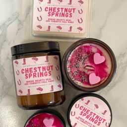 Chestnut Springs Candle - Flawless Heartless Powerless Reckless Hopeless Small Town Romance Bookish Book Gift - thumbnail 4