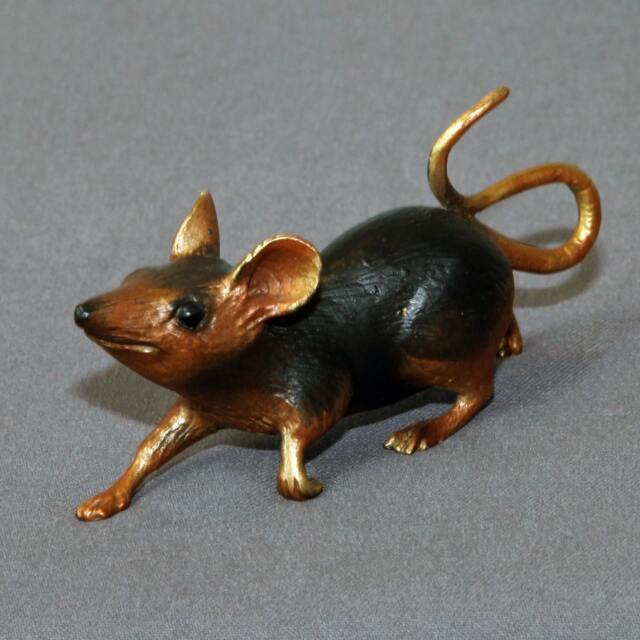 Bronze Mouse Figurine Statue Sculpture Mice Art Limited Edition Signed Numbered - image 1