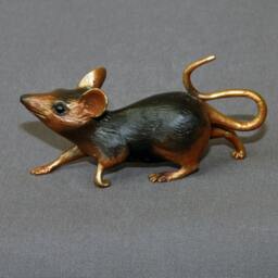 Bronze Mouse Figurine Statue Sculpture Mice Art Limited Edition Signed Numbered - thumbnail 4