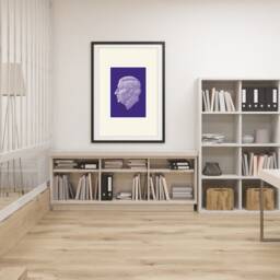 Royal Stamp - King Charles Print, England Queen Home Prints, Wall Art, Art Lounge, Living Room Prints - thumbnail 3