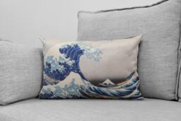 "Overstock Discount The Great Wave Off Kanagawa- 14"" X 20" - thumbnail 1