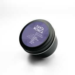 Santa Monica -- Scented Soy Candle California Bergamot Black Tea Currant Handmade Handpoured Mason Jar - thumbnail 4