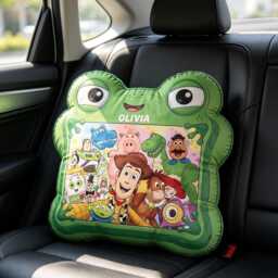 Personalized Toy Story Pillow, Custom Name Kids Throw Character Cushion, Nursery Bedroom Decor For - thumbnail 4