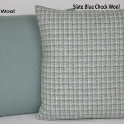 Aqua Blue Green Wool Abraham Moon British Made 100% Cushion Pillow Cover Square Rectangle Lumbar - Superior Quality - thumbnail 3