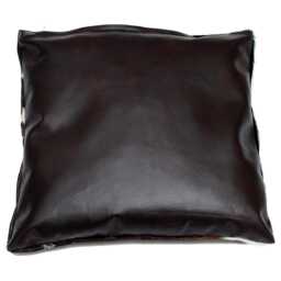 Brown & Black Cowhide Cushion Cover, Genuine Hair-On Leather Pillowcase, Rustic Western Decor - thumbnail 4