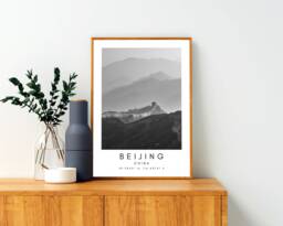 Beijing Print Wall Art Decor - Printable City Minimalist Travel China - thumbnail 1