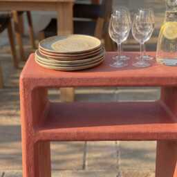 Luno Console, Micro Concrete Texture - thumbnail 2