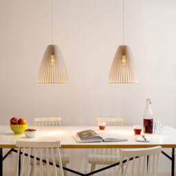 Teia Wooden Pendant Light, Lampshade, Light Fixture, Lights, Lighting - thumbnail 2