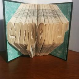 Empower - Folded Book Art Fully Customizable, Goals, Dreams - thumbnail 4