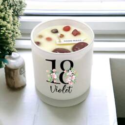 Personalised Gift For 18Th Birthday Candle Boxed Floral Variety Of Fragrances - thumbnail 3
