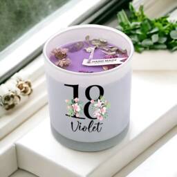 Personalised Gift For 18Th Birthday Candle Boxed Floral Variety Of Fragrances - thumbnail 2
