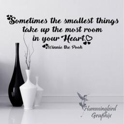 Winnie The Pooh Quote Wall Decal Nursery Room Decor - thumbnail 2