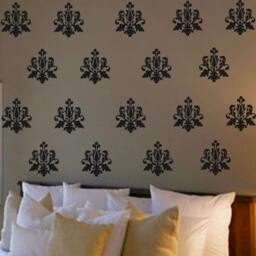 French Damask Pack Vinyl Wall Decals Decor Sticky Art Wallpaper Design Designer - thumbnail 2