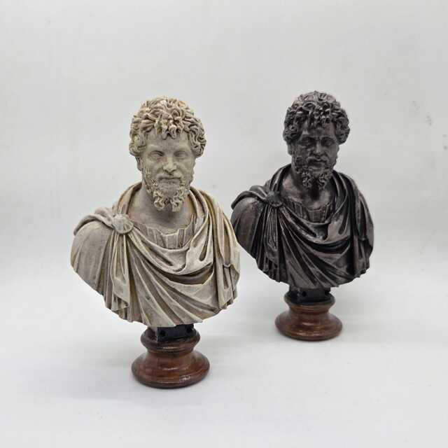 Septimius Severus Statuette, 3D Printed Roman Emperor, African Male Bust, Roman Statue, Hellenistic Sculpture, Historical Figure, History Gift - image 1
