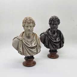 Septimius Severus Statuette, 3D Printed Roman Emperor, African Male Bust, Roman Statue, Hellenistic Sculpture, Historical Figure, History Gift - thumbnail 1