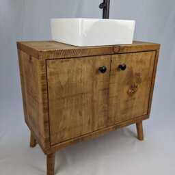 The Quebec/ A Handmade Solid Wood Bathroom Vanity Unit - thumbnail 2