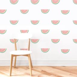 Watermelon Toss - Fabric Wall Decal Tropical Mej - thumbnail 3