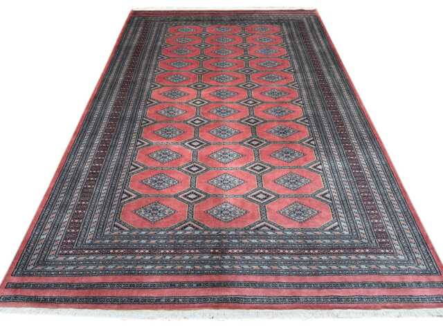 7x10 Pink Color Bokhara Rug - 2.00x3.00 Bedroom Luxury Area Turkish Fine Quality Afghan - image 1