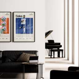 Michael Olise France Stats Poster, Football Wall Art, Soccer Print, Winger Gift - thumbnail 4