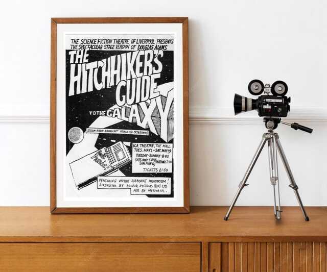 Reprint Of A Vintage 1978 Hitchikers Guide To The Galaxy Stage ...
