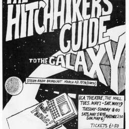 Reprint Of A Vintage 1978 Hitchikers Guide To The Galaxy Stage Production Poster - thumbnail 3