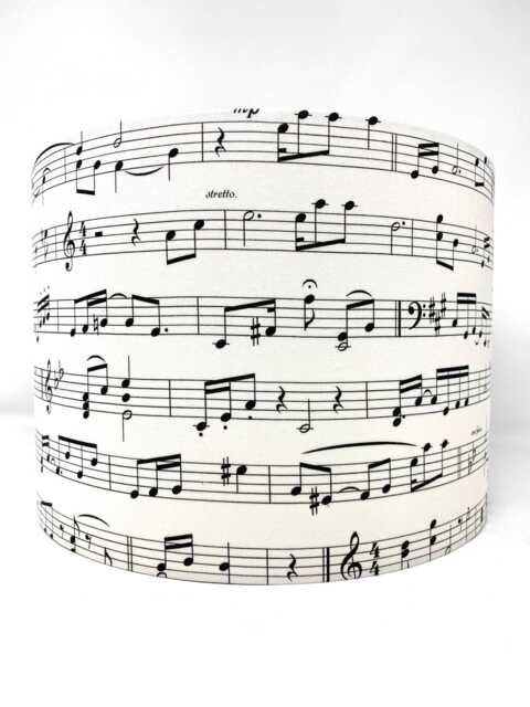 Music Lamp Shade, Musical Light Shade For Standard Lamps Or Ceiling Lights - image 1