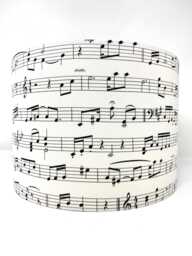 Music Lamp Shade, Musical Light Shade For Standard Lamps Or Ceiling Lights - thumbnail 1