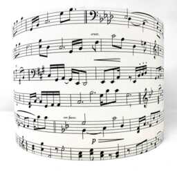 Music Lamp Shade, Musical Light Shade For Standard Lamps Or Ceiling Lights - thumbnail 4
