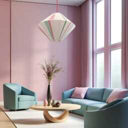 Sifnos-4900, Handmade Yarn Lamp Shade, Large Woven Bon Lampshade, Pendant Light By Abajur - thumbnail 2