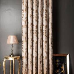 Luxury Black & Gold Curtains Elegant Home Decor - thumbnail 4