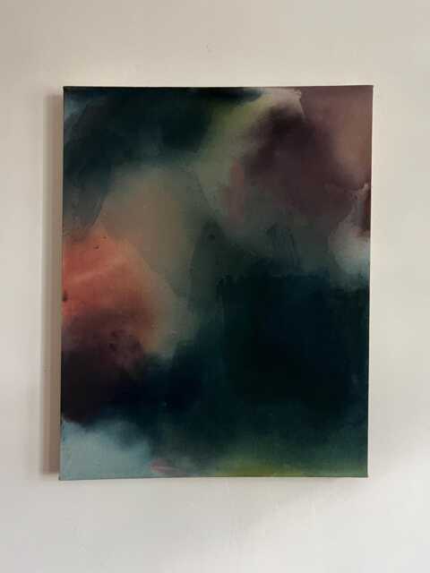 Late Nights - Original Painting, Abstract Wall Art, Home Decor - image 1
