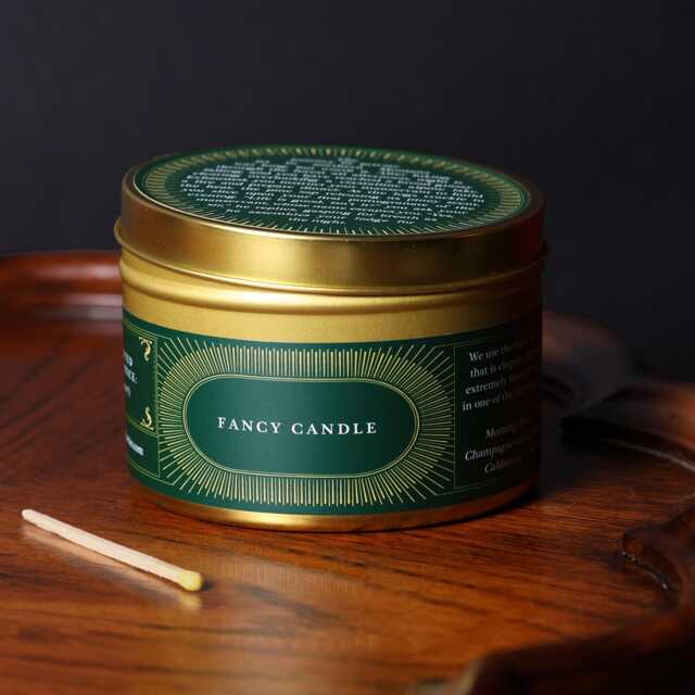 Fancy Candle - Funny Candle That Is Also Extremely Fancy Smells Like Pomegranate & Woodsmoke - image 1