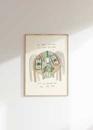 I've Seen It All Lyrics Wall Print - Olivia Dean The Art Of Loving Music More You Look Find Gifts For Girls - thumbnail 1