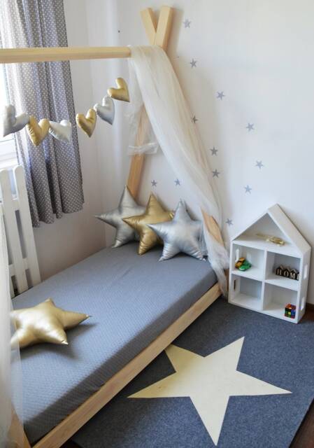 Children's Bed/Teepee 90 X 200 cm - image 1