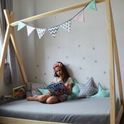 Children's Bed/Teepee 90 X 200 cm - thumbnail 2