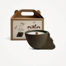 Naso Series - Flur Coconut Soy Scented Candle Tobacco Neutral Tones Boho Decor Gifts Ideas - thumbnail 2