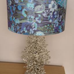 Liberty London Hampton Wedding Belgravia Silk Satin Fabric Lamp Shade - Handmade - thumbnail 2