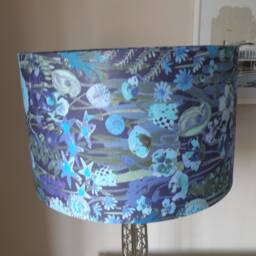 Liberty London Hampton Wedding Belgravia Silk Satin Fabric Lamp Shade - Handmade - thumbnail 3