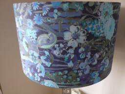 Liberty London Hampton Wedding Belgravia Silk Satin Fabric Lamp Shade - Handmade