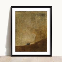 Goya Dog Print Spanish Art Vintage Poster - thumbnail 2