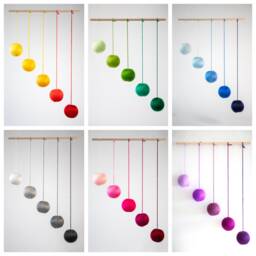 Gobbi Mobile, Montessori Toy, Baby Crib Hanging Essential Classic Baby Hanging Mobile Boy
