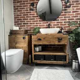 Dulwich - Handmade Reclaimed Timber Bathroom Furniture - thumbnail 2