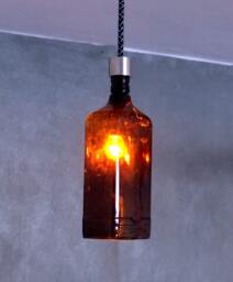 Ballantines Finest Bottle Pendant Ceiling Light Lamp Fixture - thumbnail 1