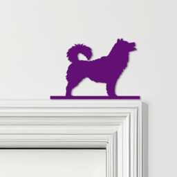 Door Topper Alaskan Malamute Dog Various Colours Top Of Decorative Sign - Novelty Wall Decor, Frame Art, Art - thumbnail 4