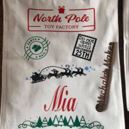 Christmas Sacks - Stockings Xmas Eve Present Bags Stocking - thumbnail 2