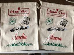 Christmas Sacks - Stockings Xmas Eve Present Bags Stocking - thumbnail 1