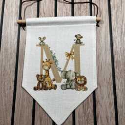 Personalised Jungle Initial Wall Hanging - thumbnail 4