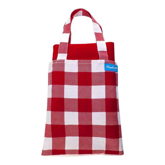 Cotton Picnic Blanket With Carrying Bag - Leisure For Park & Beach Family Play 102??132 cm Fair Trade Ringelsuse - image 1
